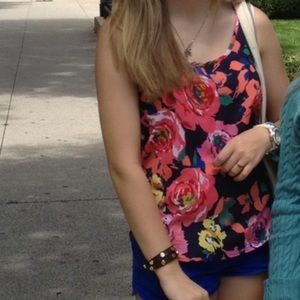 B. Jewel Flowered Blouse